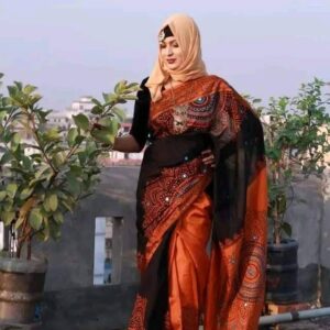 half silk saree